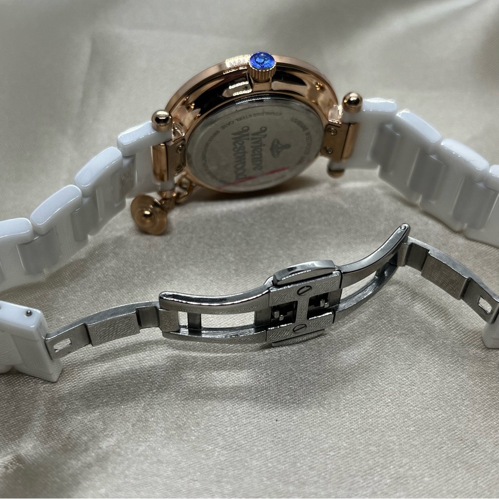 Vivienne Westwood Kensington II White Ceramic Watch - Picture 2 of 5